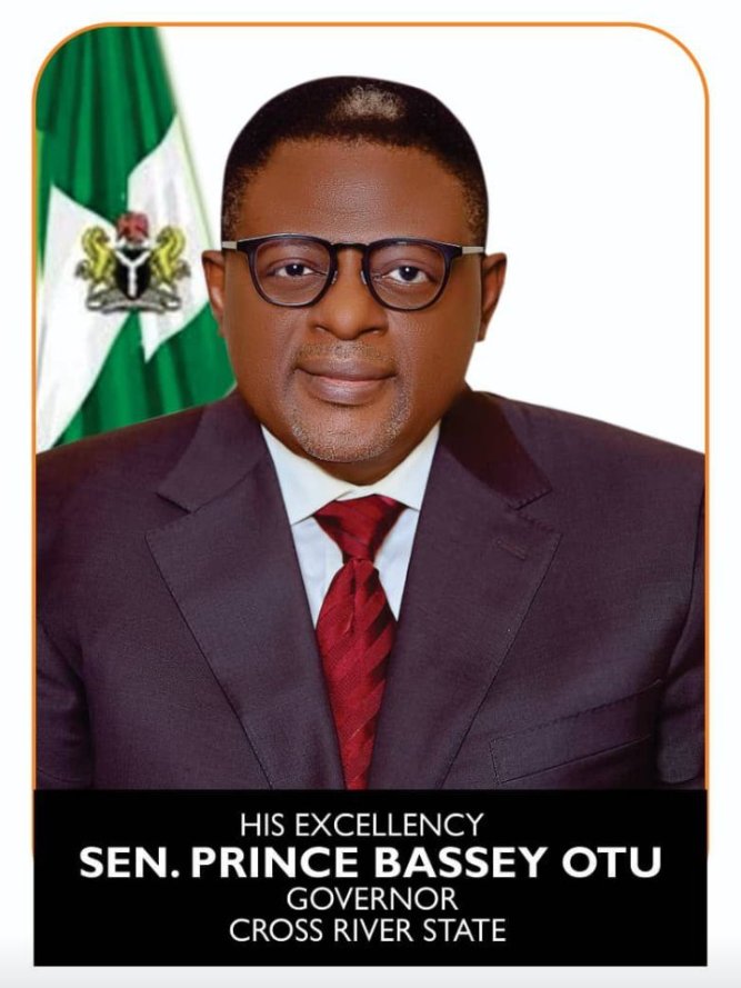 Portrait of Governor Bassey Otu supplied in the concept